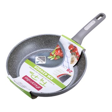 Сковорода 28 см. из литого алюминия Kamille KM-4290GR с мраморным покрытием