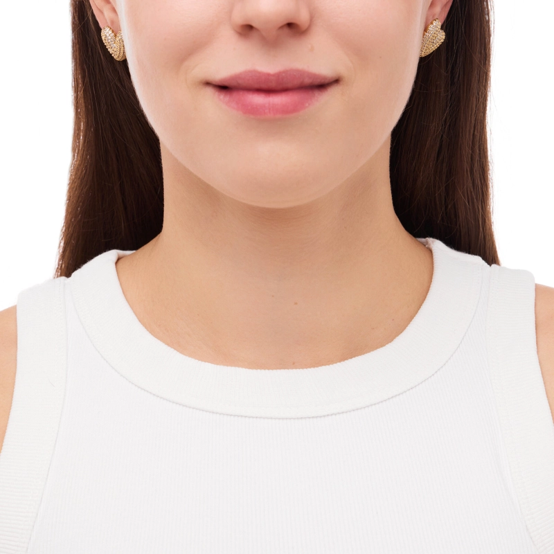 Серьги Городское Сердце – Золото