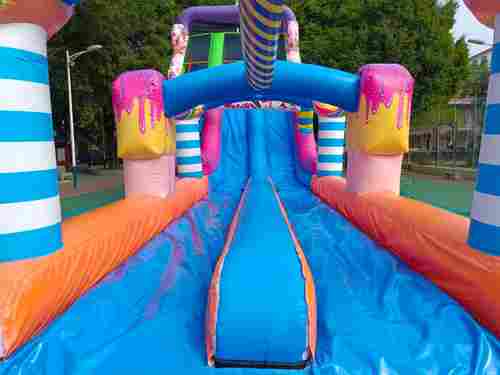 Надувная водная горка «Карамелька», 18*4,8*7,5 м