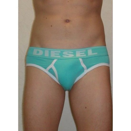 Мужские трусы брифы бирюзовые Diesel DIS0072