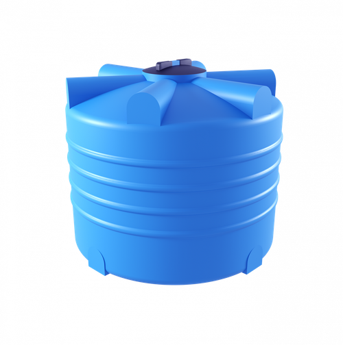 Емкость пищевая вертикальная Мультпласт K-1000 1000 л. вертикальная (1220x1220x1000см;25кг;синий) - арт.555434.6