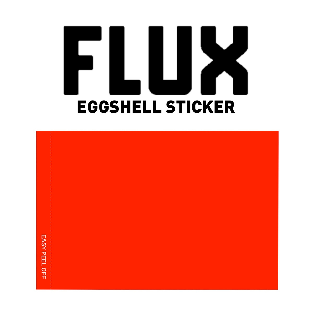 Стикер FLUX Eggshell - (1шт) (Красный)