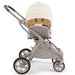 Детская прогулочная коляска Happy Baby Luna 360 beige (flowers)