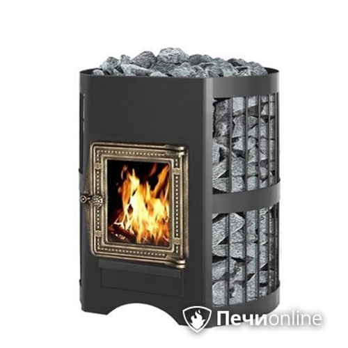 Печь для бани Везувий Скиф Стандарт 12 ДТ-3С без выносного тоннеля