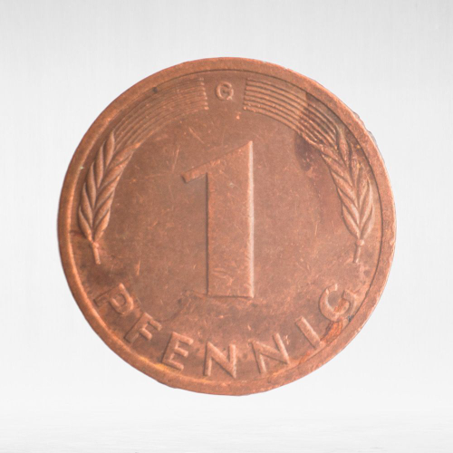 Germany, 1 Pfennig, 1982, (Karlsruhe Mint - "G"), VF