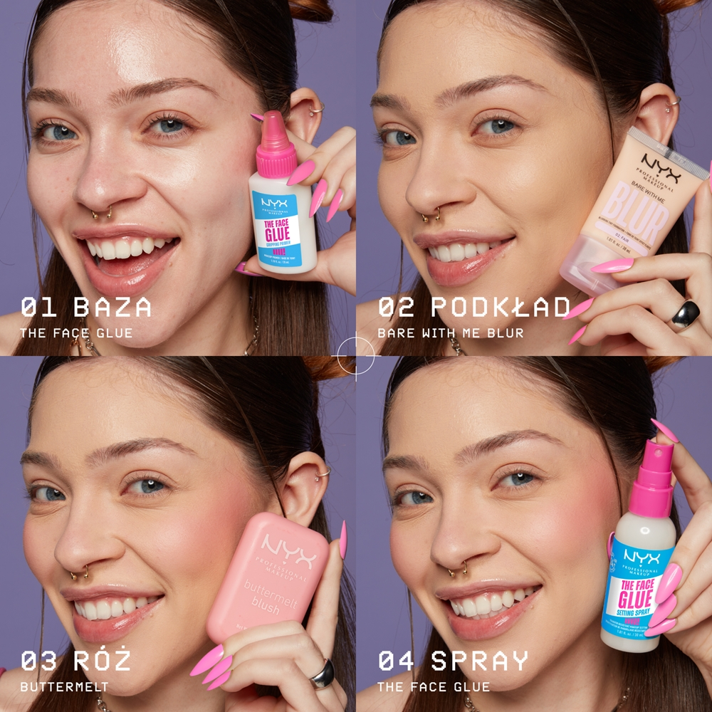 NYX Professional Makeup The Face Glue Setting Spray - спрей для фиксации, 60 ml