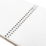 Скетчбук, белая бумага, 160 г/м2, плотная, 19х19 см, 60 л., гребень, твердая обложка, КРАФТ, BRAUBERG ART CLASSIC, 116366