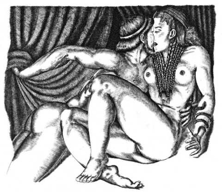 Tavy Notton (1914-1977) - эротическое искусство французского художника