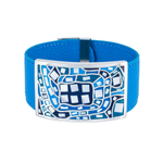 Браслет Fiore Luna на голубом кожаном ремешке CB00100-3