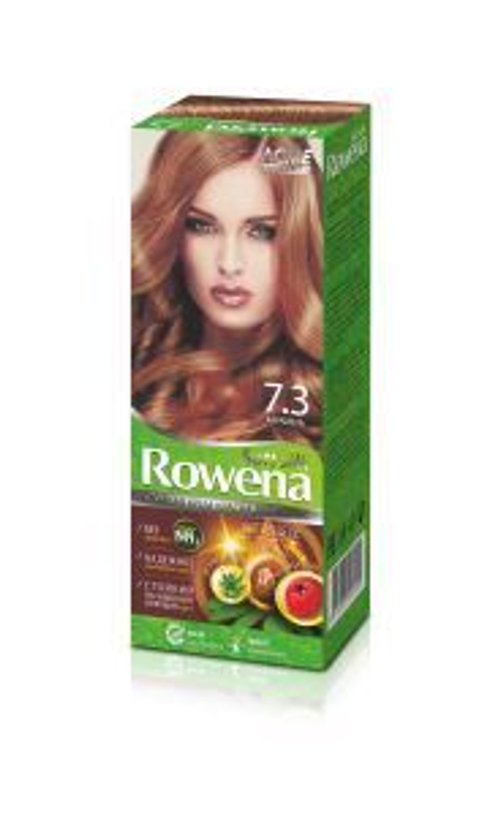 Acme-Color «ROWENA SOFT SILK» Стойкая Крем-Краска для волос, тон 7.3 без аммиака (Карамель) 115 мл