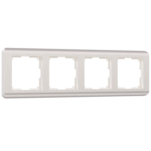 Рамка на 4 поста Werkel Stream перламутровый W0042113 4690389162503