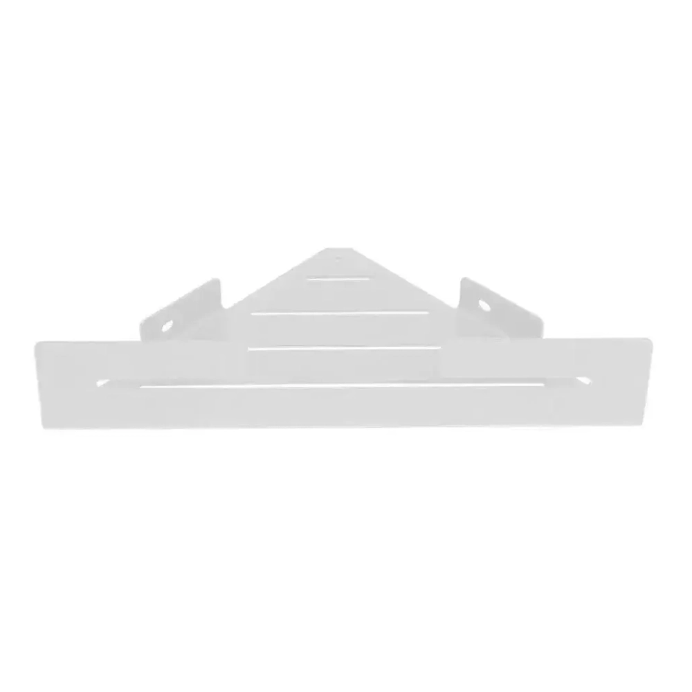 Полка настенная угловая Art (белый)