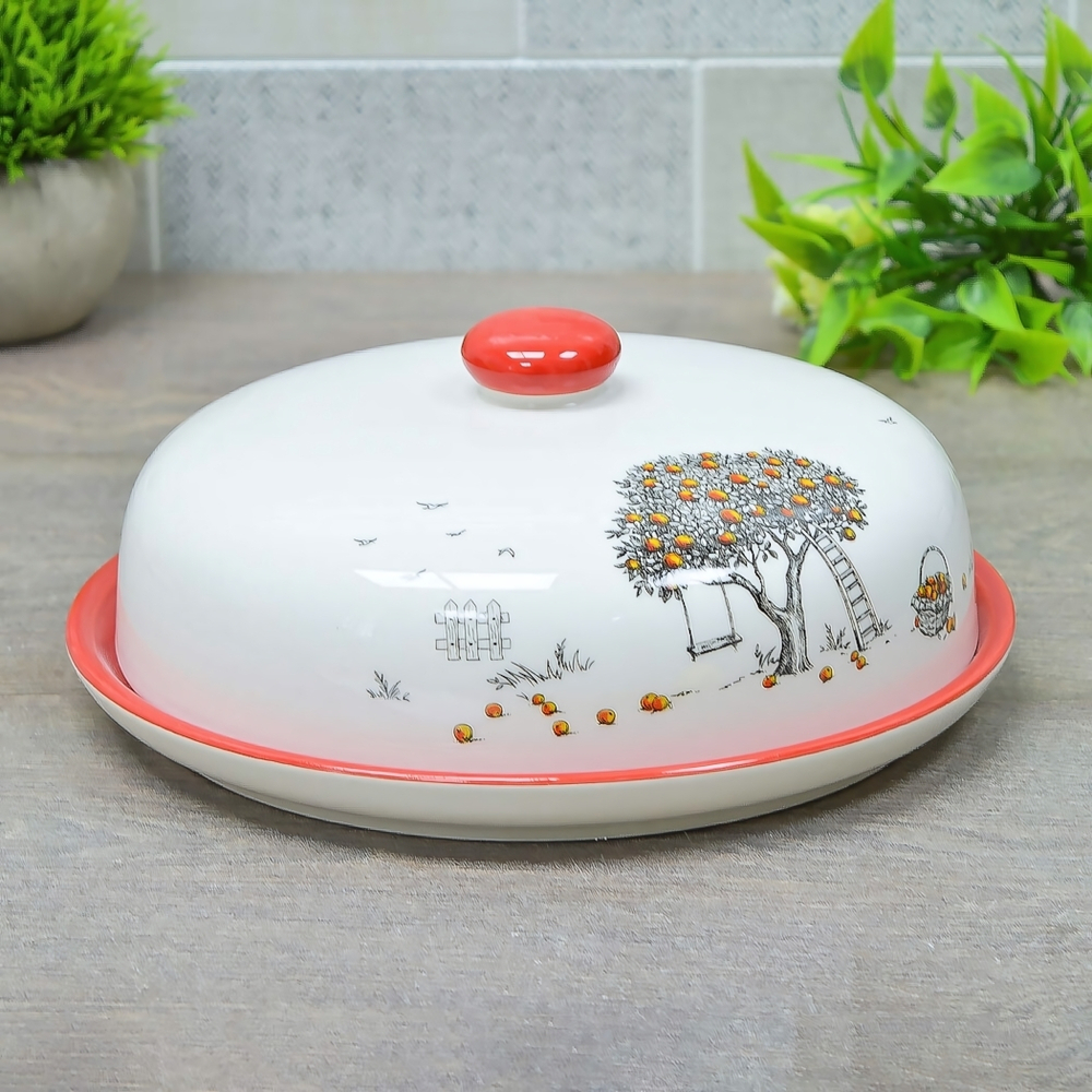 Блюдо для блинов 23см "Apple Tree", тм Appetite