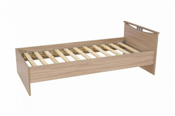 Кровать односпальная Йорк, спальное место 90х200, лдсп, дуб сонома