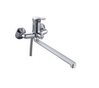 Смеситель для ванны и раковины 35к F2214-B FRAP (L излив, хром, силумин)
