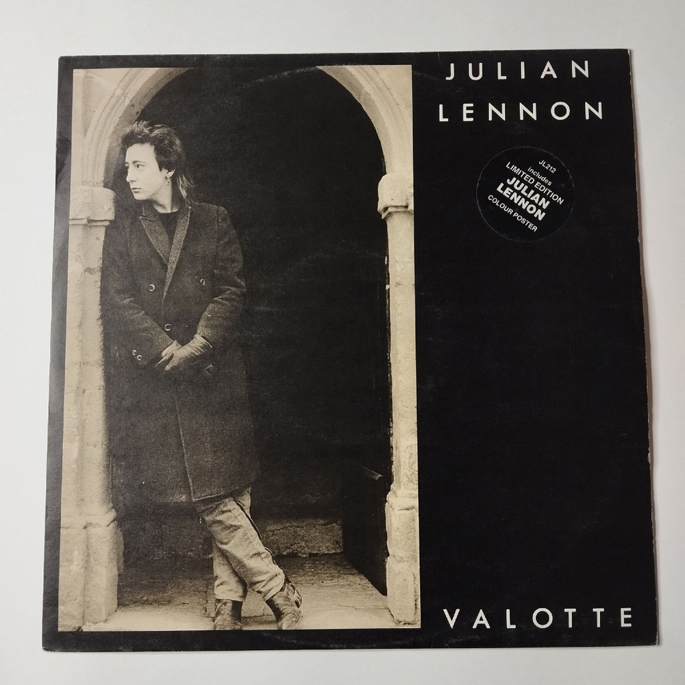 Винтажная виниловая пластинка LP Julian Lennon Valotte (UK 1984) 45 RPM Maxi Single