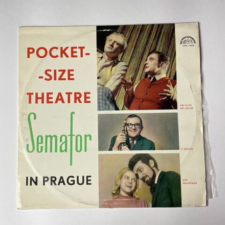 Винтажная виниловая пластинка LP Ferdinand Havlik And His Semafor Theatre Orchestra Pocket Size Theatre Semafor In Prague (Чехословакия 1967)