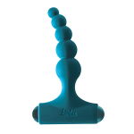 Бирюзовая анальная вибропробка с перезаряжаемой вибропулей 12,1см Lola Games Spice It Up New Edition Splendor 2.0 8017-05lola