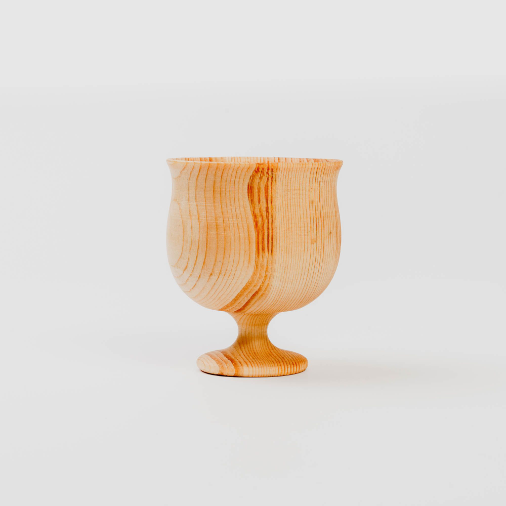 Деревянный бокал для вина 100 мл