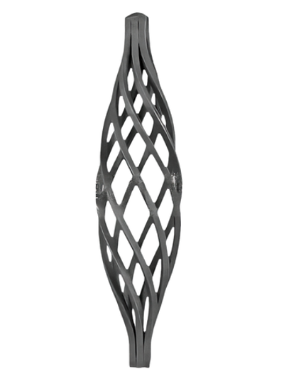 Кованый элемент Корзинка 190х50 мм, кв.12, вес: 0.19 кг.