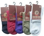 Носки женские тёплые GRAND LINE (ЖТ-65, внутренний махровый след), ассорти, р. 25