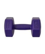 Гантель гексагональная DB-305 2 кг, пластиковый, фиолетовый, пара