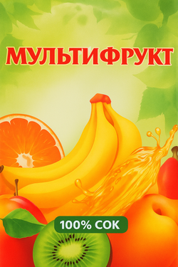 Сок Агро мультифрукт 0.2 л