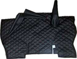 Коврик под рычаги КПП УАЗ 452, 3303 (красная нить Бабочка)