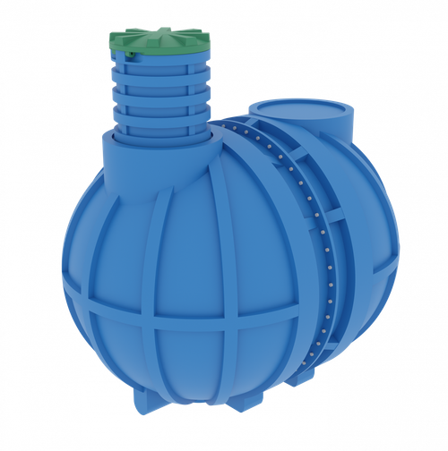 Емкость  подземная для питьевой воды Мультпласт B10 10000 л. горизонтальная (3200x2400x2400см;400кг;синий) - арт.555434.39