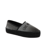 Кожаные эспадрильи Love Moschino - графитовый(JA10343G1GIGC)