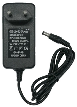 Блок питания Live-Power LP-340 12V 2A=2A штекер 5,5x2,5