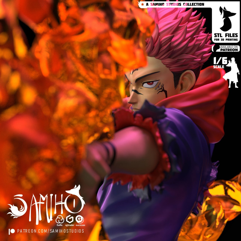 Юдзи Итадори Сукуна Рёмэн Магическая битва Фигурка Satoru Gojou The Magic Battle Sorcery Fight