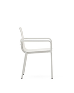Galdana Штабелируемый садовый стул из белого алюминия