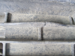 Решетка переднего бампера Kia Rio 4 (FB) 17-20 Б/У Оригинал 86561h0000