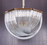 Люстра Murano L12 brass/clear