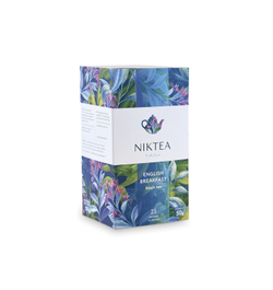 Niktea English Breakfast / Английский завтрак, чай черный в пакетиках, 2 x 25 шт.
