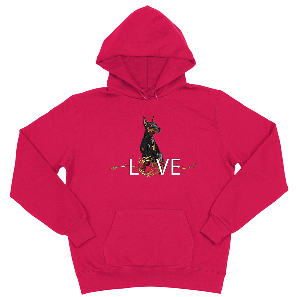 Толстовка "Цвергпинчер- колючая любовь"