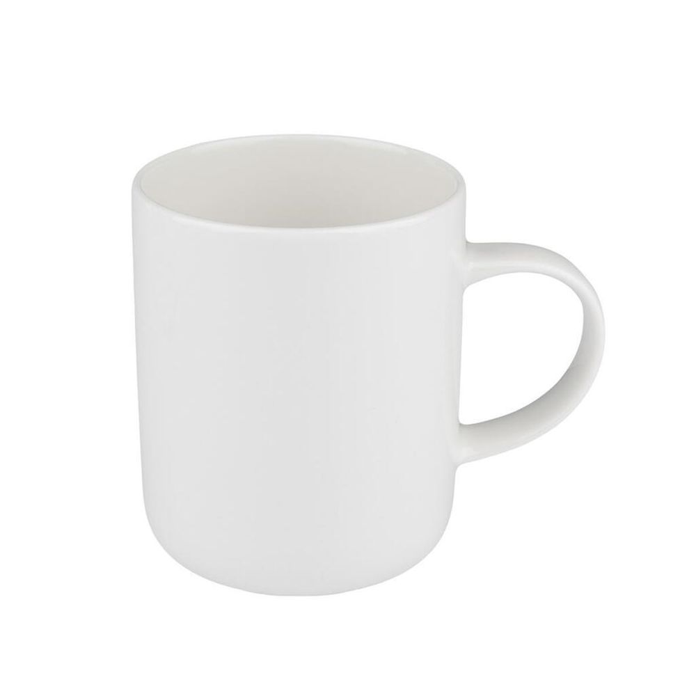 Кружка 275 мл белая d 7,4 см h9,2 см фарфор Coupe   Noble [6]