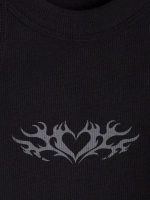 Летний кроп топ трикотажный детский