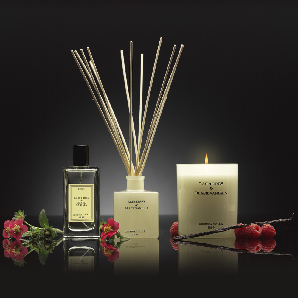 Диффузор CERERIA MOLLA Raspberry & Black Vanilla / Малина и Черная ваниль 100 мл