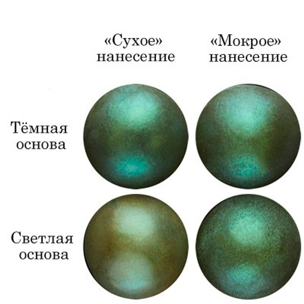 Сухой краситель ЗЕЛЕНАЯ 3шт*5г