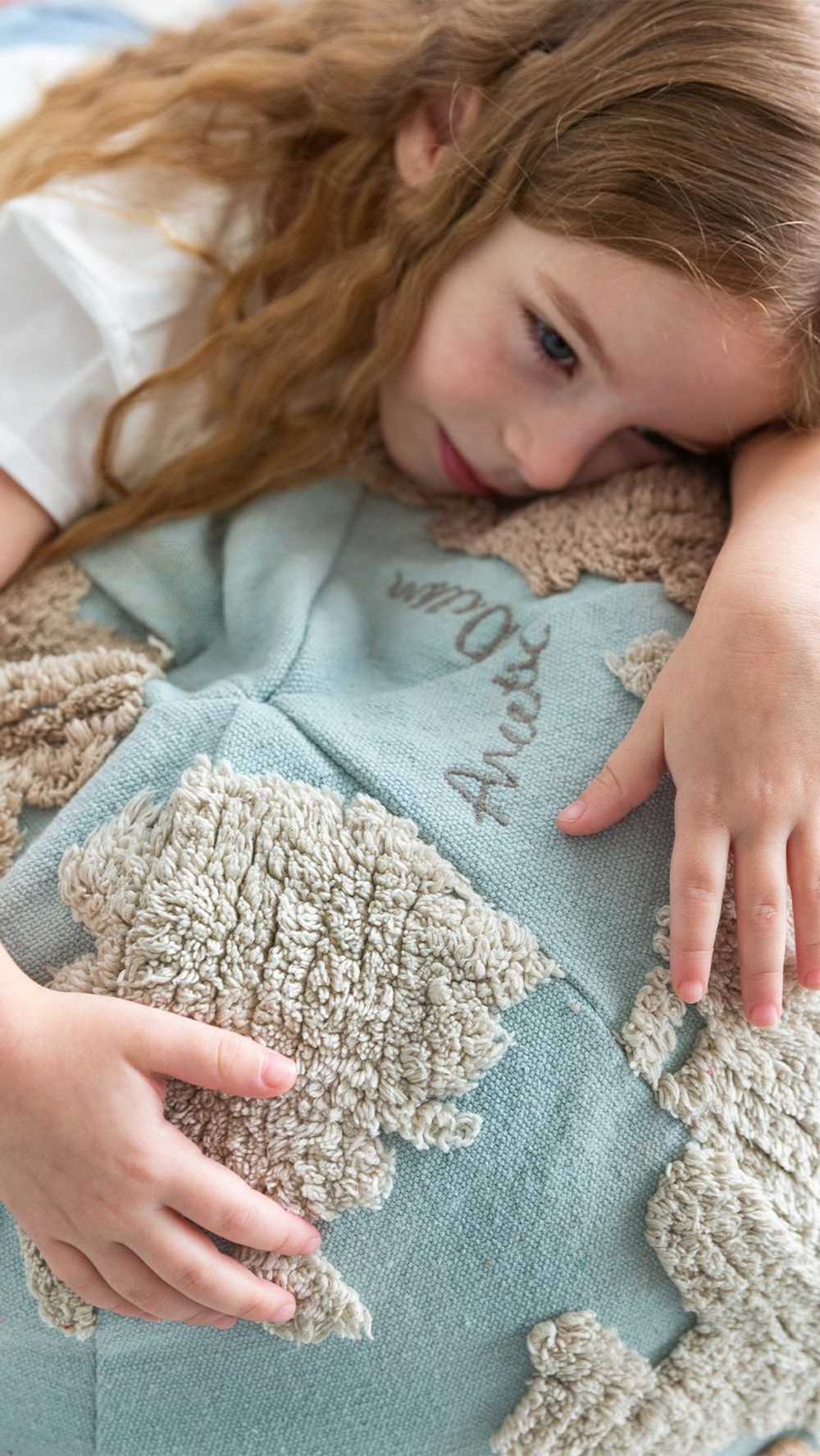 Пуф Lorena Canals World Map (45 x Ø50 см)