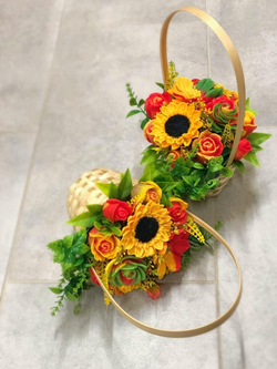 «Август» композиция в корзине