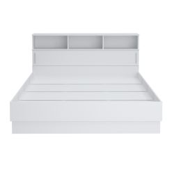 Кровать 1600 Париж (белый), МФ 1+1