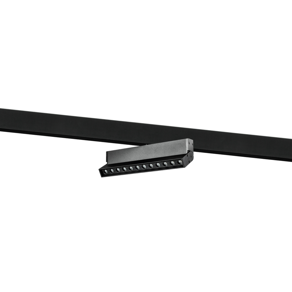 259047 Светильник 48V поворотный д/трека UNO LED 12W 800LM 24G ЧЕРНЫЙ МАТОВЫЙ 4000K