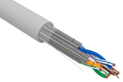Кабель витая пара U/FTP 6a кат. 4 пары Rexant 02-0321