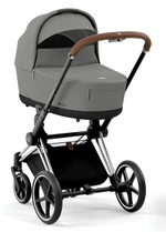 Коляска 2 в 1 Cybex Priam IV Chrome Brown complete Mirage Grey