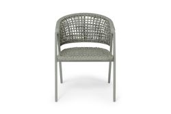 "Амстердам" плетеный стул из искусственного ротанга, цвет серый