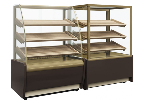 Хлебная витрина CARBOMA CUBE LIGHT KC70 N 0,9-2 открытая