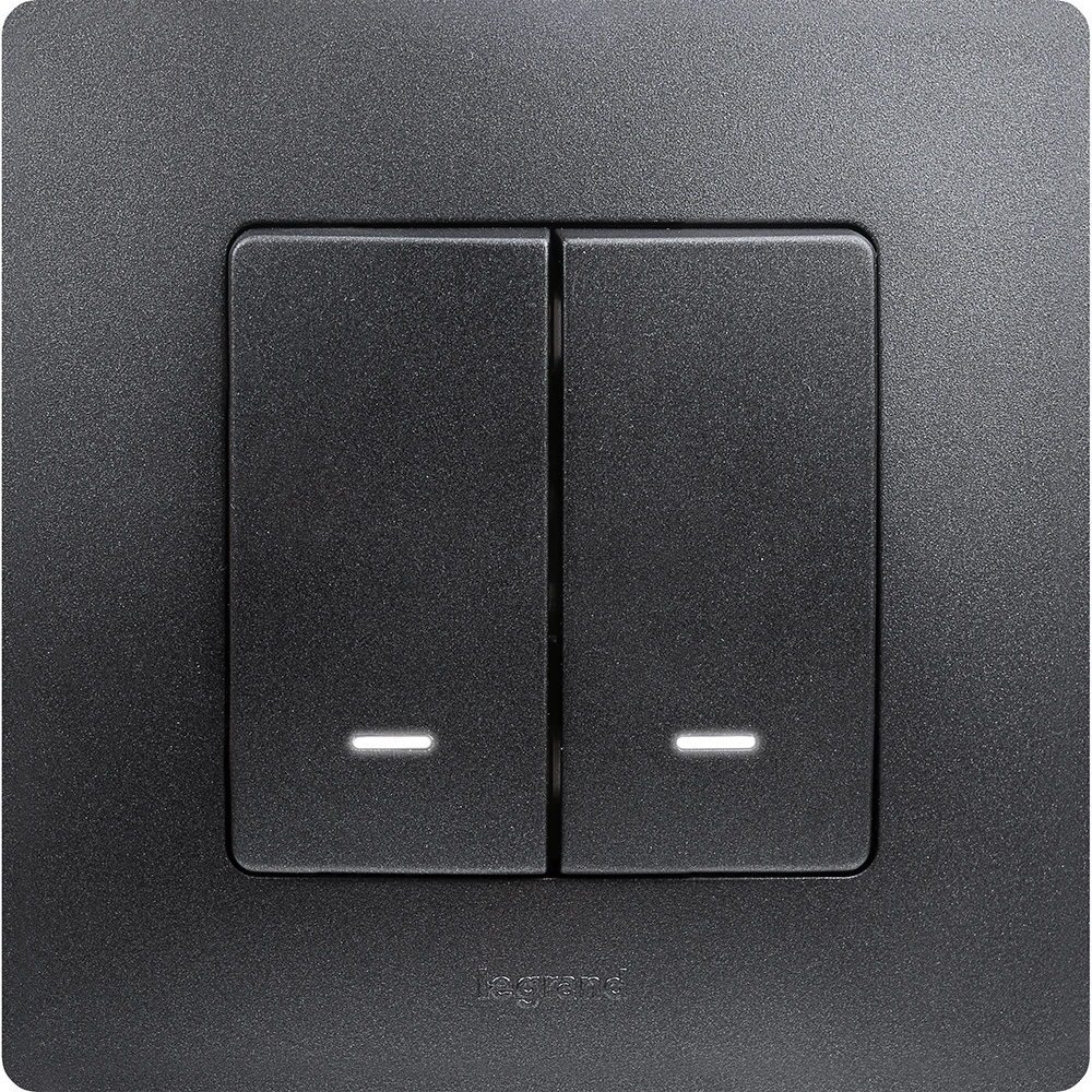 Рамка 1 пост антрацит ETIKA Legrand